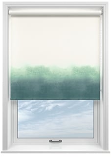 Bluebellgray Ombre, Teal - Roller Blind